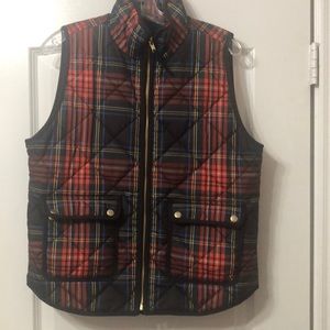 J. Crew Tartan Vest